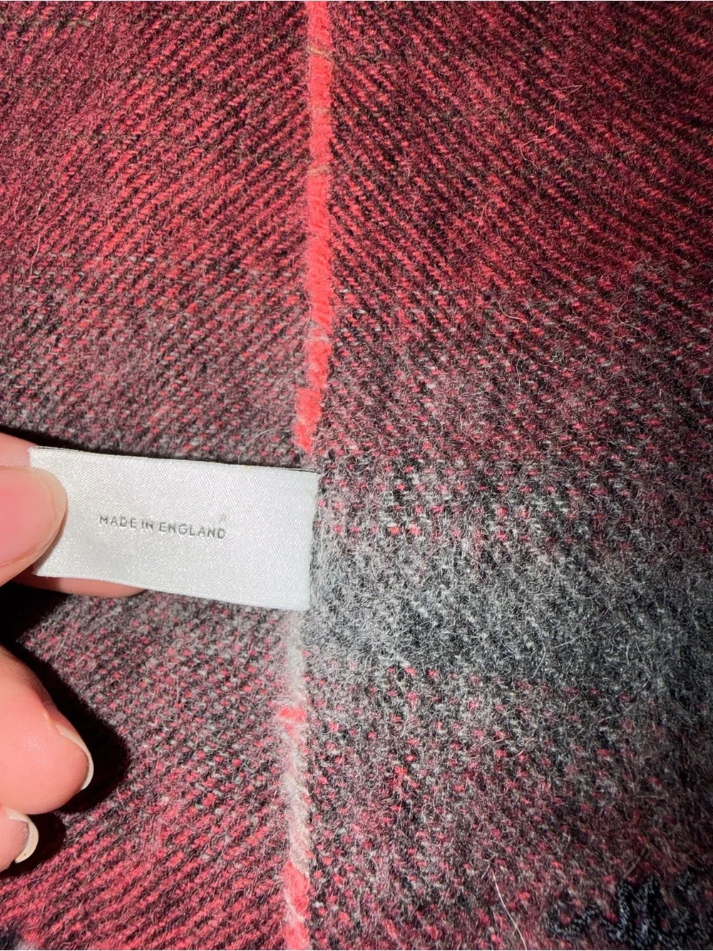 Paul Smith Lambswool‎ Cashmere Gradient Fringe Scarf